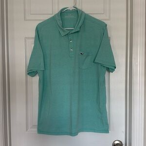Vineyard Vines men’s light blue polo shirt